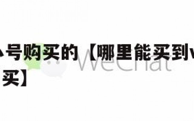 国内vx小号购买的【哪里能买到vx小号微信小号购买】